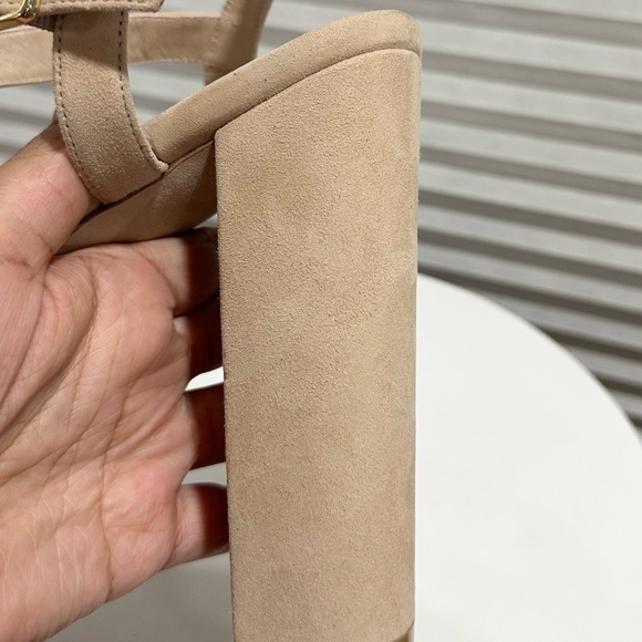 🌹STUART WEITZMAN🌹 Ryder Suede Platform Sandals Size: 10 - Picture 7 of 16